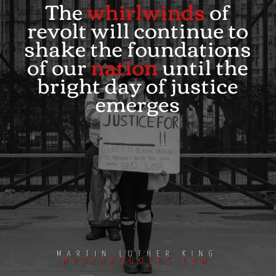martin luther king quote about justice