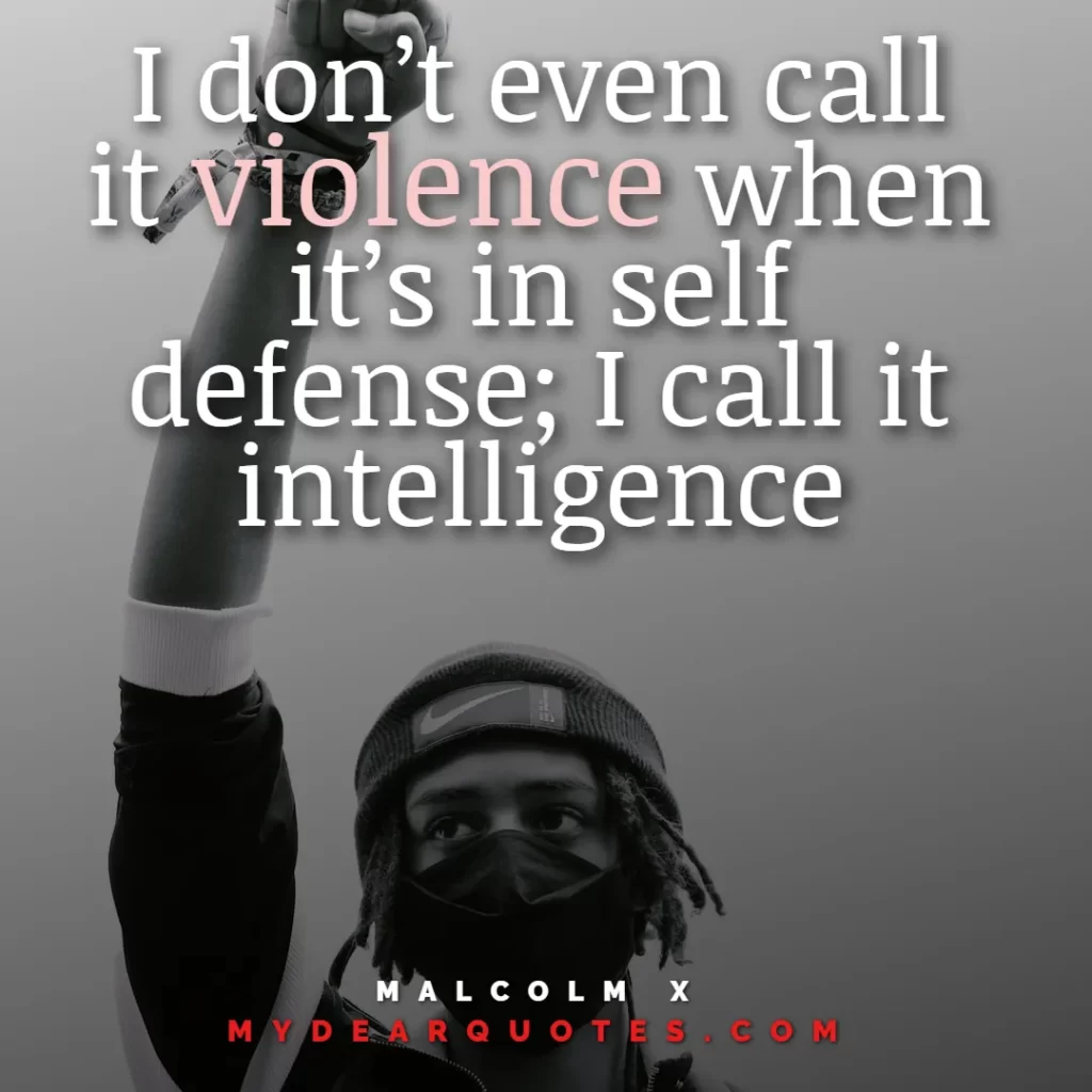 malcolm x qoute