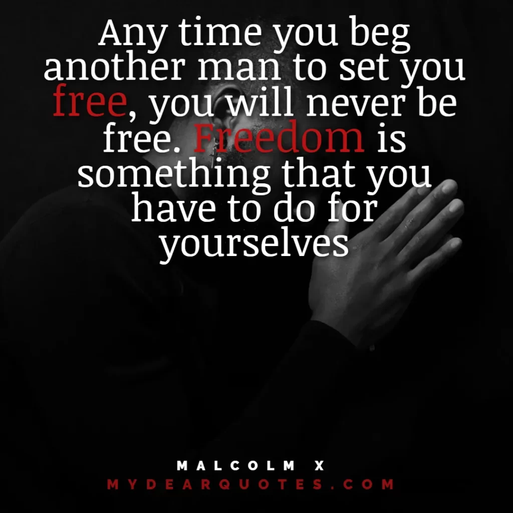 malcolm x sayings